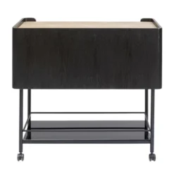 Zwarte Design Wijnkast Trolley -VTwonen Verkoopwinkel kare design milano zwarte design wijnkast trolley 07