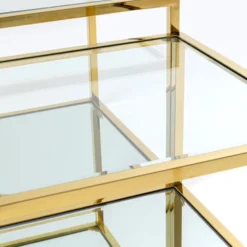 Gouden Design Salontafelset -VTwonen Verkoopwinkel kare design orion gold gouden design salontafelset 01