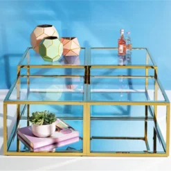 Gouden Design Salontafelset -VTwonen Verkoopwinkel kare design orion gold gouden design salontafelset 05