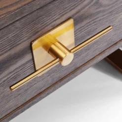 Salontafel Donker Hout Messing 13 Salontafel Donker Hout Messing -VTwonen Verkoopwinkel kare design osaka salontafel donker hout messing 83876 003