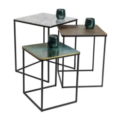 Bijzettafelset Metaal