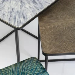 Bijzettafelset Metaal -VTwonen Verkoopwinkel kare design ray bijzettafelset metaal 08