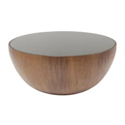 Ronde Bol Salontafel Walnoot