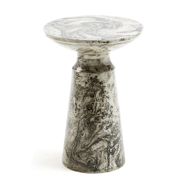 Bijzettafel Marmerglazuur 2 Bijzettafel Marmerglazuur - Afbeelding 2
