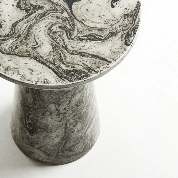 Bijzettafel Marmerglazuur 3 Bijzettafel Marmerglazuur - Afbeelding 3