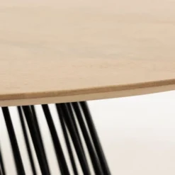 Ovale Salontafel Mangohout -VTwonen Verkoopwinkel kave home leska ovale salontafel modern design 04