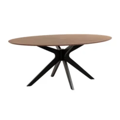 Ovale Eettafel Walnoot