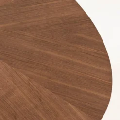 Ovale Eettafel Walnoot -VTwonen Verkoopwinkel kave home naanim ovale eettafel walnoot 03