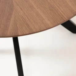 Ovale Eettafel Walnoot -VTwonen Verkoopwinkel kave home naanim ovale eettafel walnoot 06