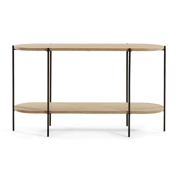 Dubbelbladige Sidetable Ovaal 2 Dubbelbladige Sidetable Ovaal - Afbeelding 2