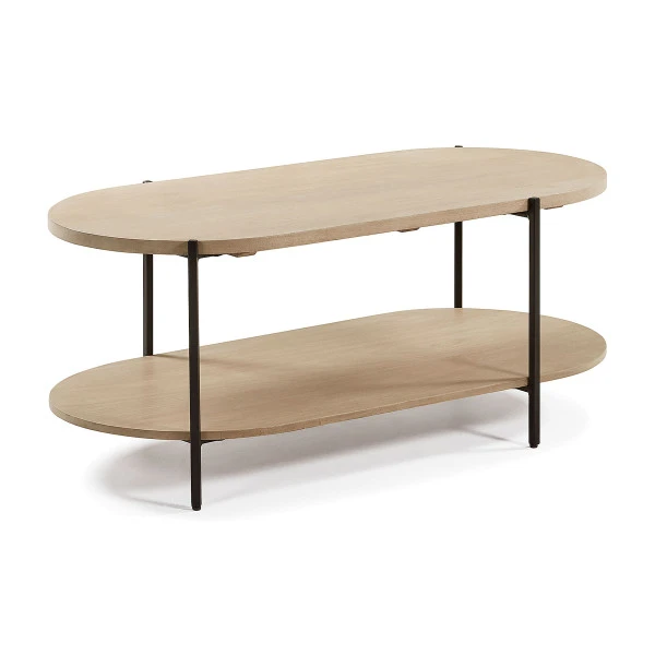 Salontafel Ovaal Mangohout 1 Salontafel Ovaal Mangohout