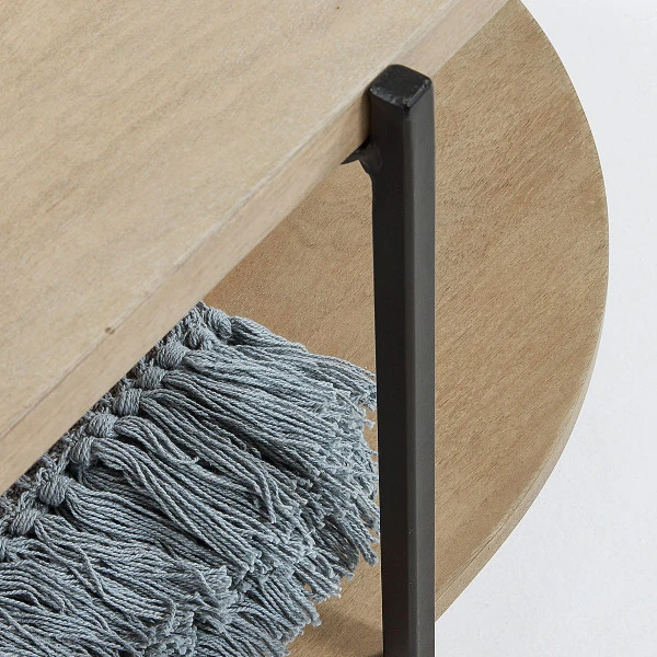 Salontafel Ovaal Mangohout 6 Salontafel Ovaal Mangohout - Afbeelding 6