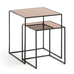 Glazen Bijzettafelset