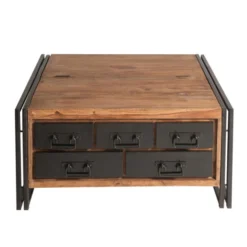 Industriele Salontafel Met 5 Lades