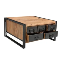 Industriele Salontafel Met 5 Lades -VTwonen Verkoopwinkel lavis havel industriele salontafel met 5 lades 05