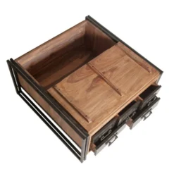 Industriele Salontafel Met 5 Lades -VTwonen Verkoopwinkel lavis havel industriele salontafel met 5 lades 06