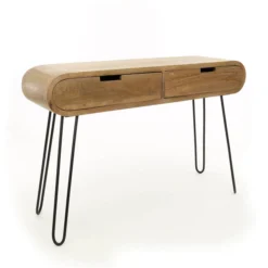 Mangohouten Sidetable Met Ronde Hoeken -VTwonen Verkoopwinkel mangohouten sidetable met ronde hoeken barrel giani 05