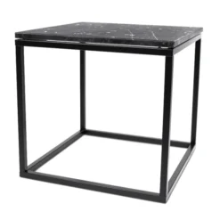 Zwart Marmeren Bijzettafel