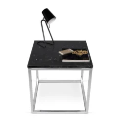 Zwart Marmeren Bijzettafel -VTwonen Verkoopwinkel marmeren bijzettafel tundo carmo z 7 800x800 1