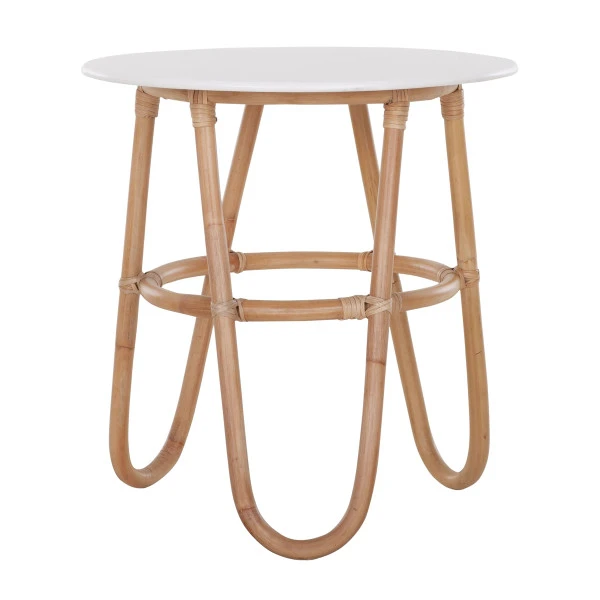 Ibiza Stijl Rotan Bijzettafel 3 Ibiza Stijl Rotan Bijzettafel - Afbeelding 3