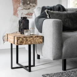 Teakhouten Bijzettafel