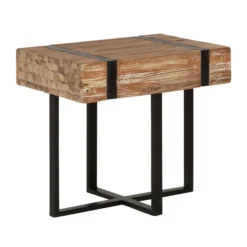 Teakhouten Bijzettafel -VTwonen Verkoopwinkel must living bumper teakhouten bijzettafel 03