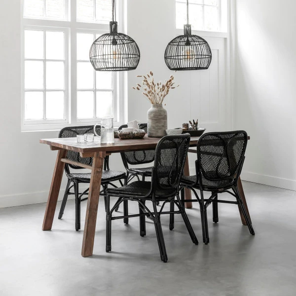 Eettafel Van Gerecycled Hout 4 Eettafel Van Gerecycled Hout - Afbeelding 4