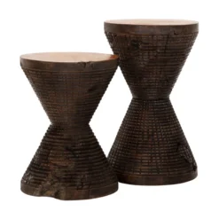 Handgemaakte Bijzettafel -VTwonen Verkoopwinkel must living diabolo handgemaakte bijzettafel 02