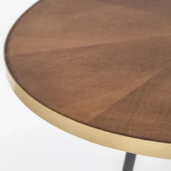 Ovale Eettafel Walnoot En Messing -VTwonen Verkoopwinkel ovale eettafel walnoot en messing lumz home denise 04