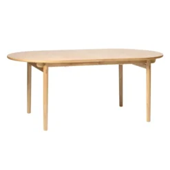 Ovale Eikenfineer Tafel