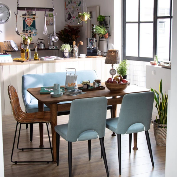 Retro Eettafel Donker Hout 4 Retro Eettafel Donker Hout - Afbeelding 4