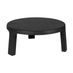 Ronde Salontafel Zwart