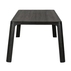 Zwart Eiken Eettafel -VTwonen Verkoopwinkel richmond interiors baccarat zwart eiken eettafel 03 2