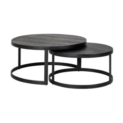 Zwarte Salontafelset