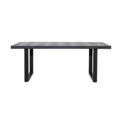 Zwarte Eettafel Van Hout