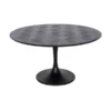 Ronde Eettafel Zwart Hout