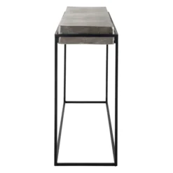 Sidetable Industrieel Aluminium -VTwonen Verkoopwinkel richmond interiors calloway sidetable industrieel aluminium 02