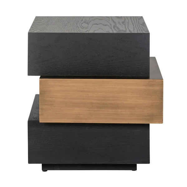 Bijzettafel Hout En Goud 1 Bijzettafel Hout En Goud