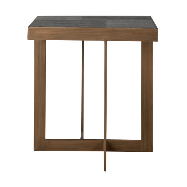 Bijzettafel Messing 1 Bijzettafel Messing