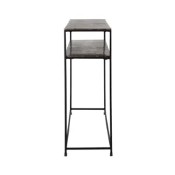 Aluminium Wandtafel Met Plank -VTwonen Verkoopwinkel richmond interiors chandon aluminium wandtafel met plank 02