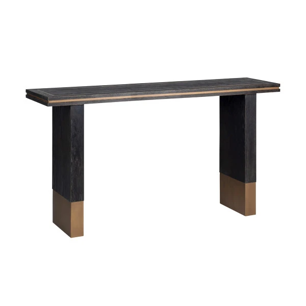 Design Wandtafel Zwart Met Goud 2 Design Wandtafel Zwart Met Goud - Afbeelding 2