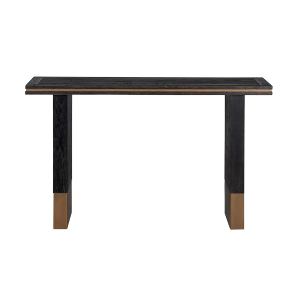 Design Wandtafel Zwart Met Goud 3 Design Wandtafel Zwart Met Goud - Afbeelding 3