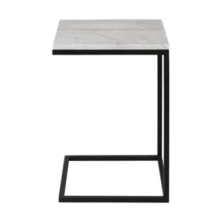 Laptoptafeltje Wit Marmer -VTwonen Verkoopwinkel richmond interiors lexington laptoptafeltje wit marmer 05