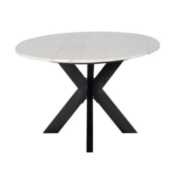 Ovale Eettafel Wit Marmer -VTwonen Verkoopwinkel richmond interiors lexington ovale eettafel wit marmer 02