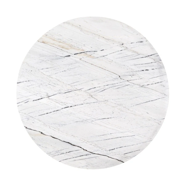 Ronde Salontafels Wit Marmer 4 Ronde Salontafels Wit Marmer - Afbeelding 4