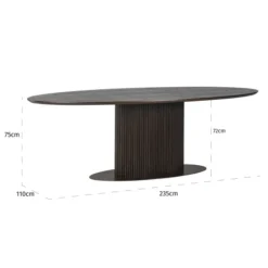 Ovale Eettafel -VTwonen Verkoopwinkel richmond interiors luxor ovale eettafel 05 2