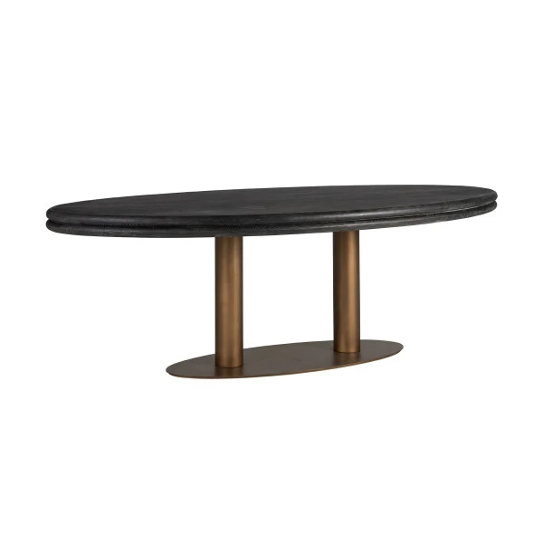 Eettafel Messing Poot 2 Eettafel Messing Poot - Afbeelding 2