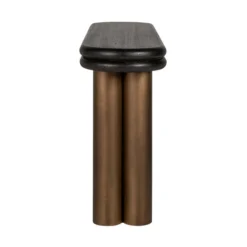 Ovale Sidetable Messing -VTwonen Verkoopwinkel richmond interiors macaron ovale sidetable messing 03