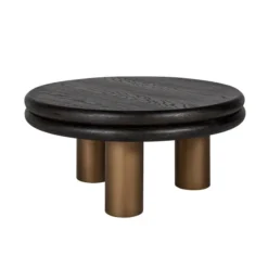 Ronde Salontafel Messing