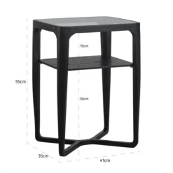 Bijzettafel Met Glas -VTwonen Verkoopwinkel richmond interiors montfort bijzettafel met glas 05